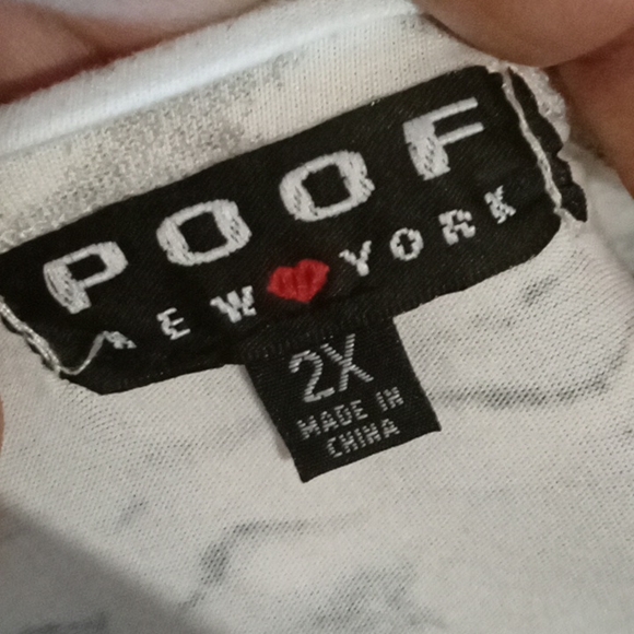 Silver black grey marbled t-shirt - Picture 8 of 8